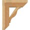 Ekena Millwork Funston Slat Rough Sawn Bracket w/ Offset Brace, Western Red Cedar, 8"W x 22"D x 26"H BKT0806X22X26FST06RWR - alternate 4